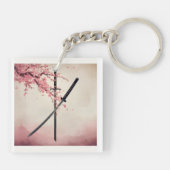 「刀と散華（Katana to Sange）」 Sleutelhanger (Achterkant)