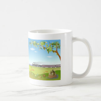 初秋の風景のイラスト入りマグカップ KOFFIEMOK