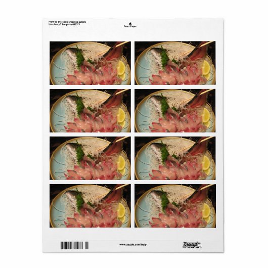 刺 身 ETIKET (Full Sheet)