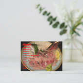 刺 身 VISITEKAARTJE (Staand voorkant)