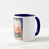 力 士, 国 Sumo Wrestler, Kuniyoshi Mok (Voorkant rechts)
