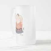 力 士, 国 Sumo Wrestler, Kuniyoshi, Ukiyo-e Matglas Bierpul (Voorkant links)