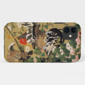 動植綵絵(10)芙蓉双鶏図, 伊藤若冲 Case-Mate iPhone CASE (Achterkant (horizontaal))