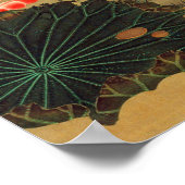 動植綵絵(17)蓮池遊魚図, 伊藤若冲 POSTER (Hoek)