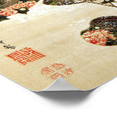 動植綵絵(19)雪中錦鶏図, 伊藤若冲 POSTER (Hoek)