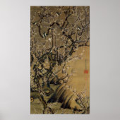動植綵絵(2)梅花小禽図, 伊藤若冲 POSTER (Voorkant)