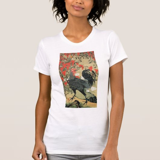 動 植)天(14,000,00000,0000000000000000000000絵雄鶏綵図(4,0 T-SHIRT (Voorkant)