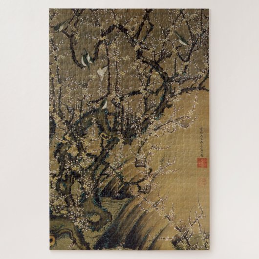 動 植 2) 梅 花綵 LEGPUZZEL (Verticaal)