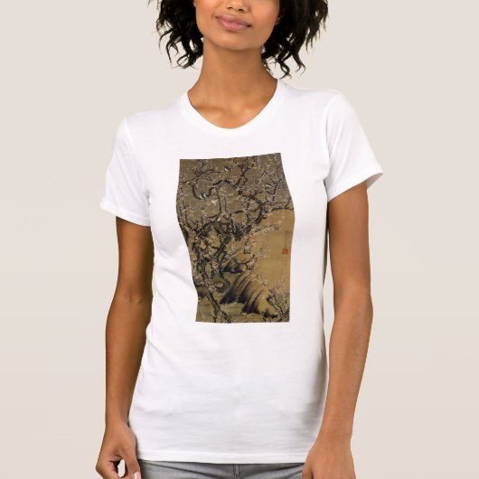 動 植 2) 梅 花綵 T-SHIRT (Voorkant)