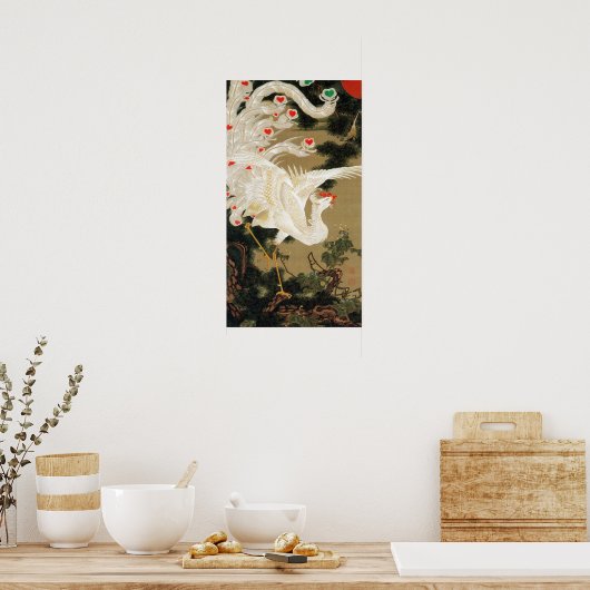 動 植 5)松(2,5%, 綵老白絵鳳図伊2,5% POSTER (Keuken)