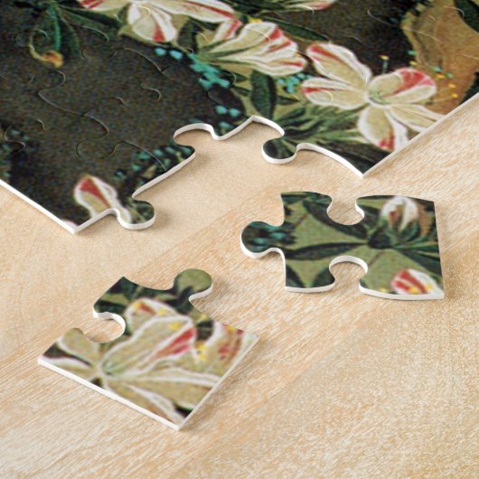 動 植 6) 紫 陽 (,綵絵花 LEGPUZZEL (Zijkant)