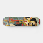 化 猫, 豊 Monster Cat, Toyokuni, Ukiyo-e Skateboard (Horizontaal)