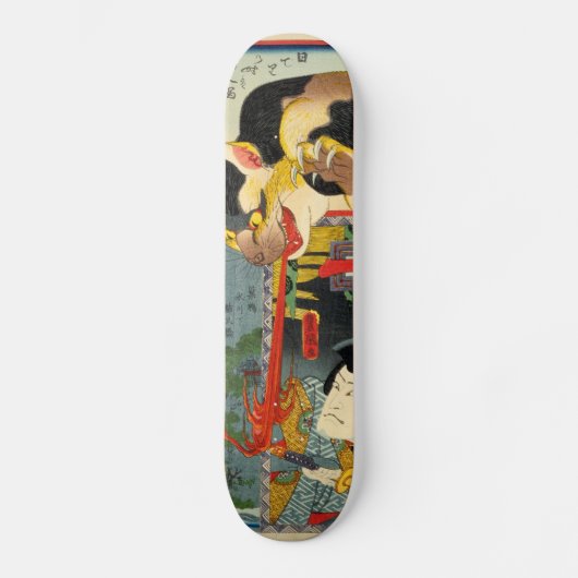 化 猫, 豊 Monster Cat, Toyokuni, Ukiyo-e Skateboard (Voorkant)