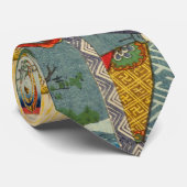 化 猫, 豊 Monster Cat, Toyokuni, Ukiyo-e Stropdas (Opgerold)