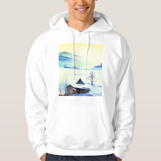 北国の朝 HOODIE (Voorkant)
