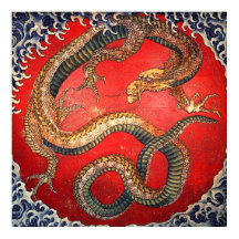 北斎の龍, 北斎 Hokusai Dragon, Hokusai