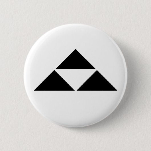 北条鱗 RONDE BUTTON 5,7 CM (Voorkant)