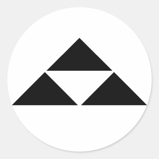 北条鱗 RONDE STICKER (Voorkant)