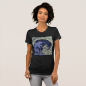 北 斎 波, 北 Hokusai Wave, Hokusai T-shirt (Voorkant volledig)