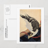北 斎 鷹, 北 Hokusai Hawk, Hokusai Briefkaart (Voorkant / Achterkant)