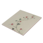 北 斎 bloesems op Vine Hokusai Fine Art Tegeltje (Zijkant)