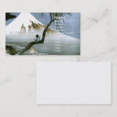 北 斎 Boy & Mt Fuji Fine Art Visitekaartje (Voorkant / Achterkant)