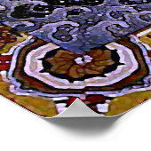 北 斎 Feminine Wave Hokusai Fine Art Poster (Hoek)