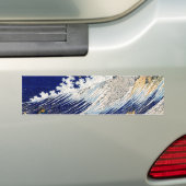 北 斎 Hokusai Ocean Waves Bumpersticker (Op auto)