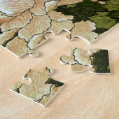 北 斎 Hokusai Peonies & Butterflies Fine Art Legpuzzel (Zijkant)