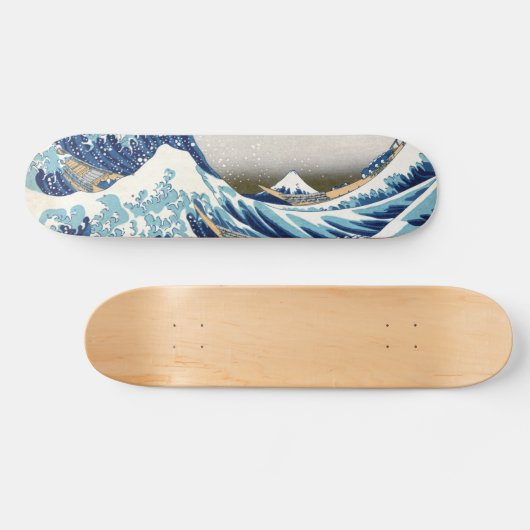 北 斎 kanagawa Hokusai Fine Art Skateboard (Horizontaal)
