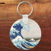 北 斎 kanagawa Hokusai Fine Art Sleutelhanger (Voorkant)