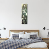 北 龍, 北 斎 Hokusai Dragon, Hokusai, Art Canvas Afdruk (Insitu (Slaapkamer))