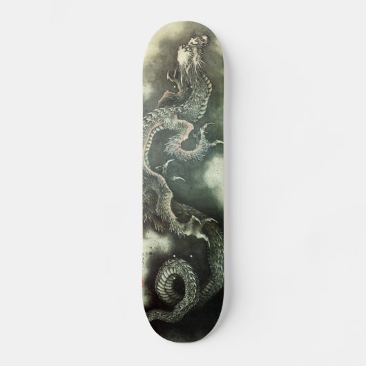 北 龍, 北 斎 Hokusai Dragon, Hokusai, Art Skateboard (Voorkant)