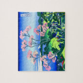 北 Goten-Yama Hill Hokusai Cherry Blossom Fine Art Legpuzzel (Verticaal)