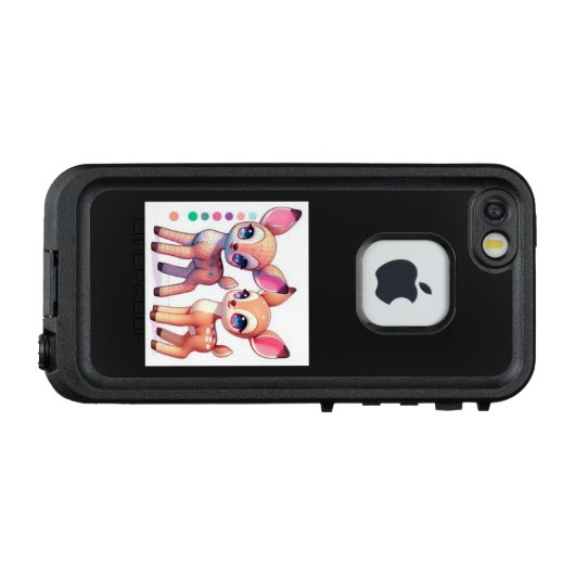 双子のバンビ LifeProof iPhone HOESJE (Achterkant (horizontaal))