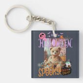 可愛いテディベアハロウィンデザイン SLEUTELHANGER (voorkant)