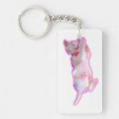 可愛い猫 子猫の頃[When the cat 'kawaii' was a kitten.] Sleutelhanger (Voorkant)