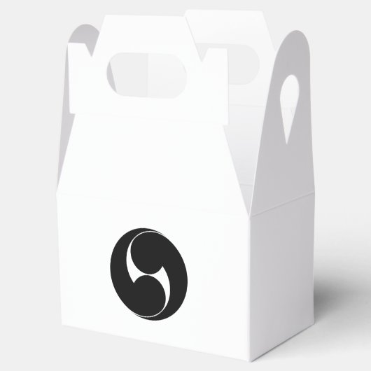 右二つ巴(地抜き) BEDANKDOOSJES (Geopend)