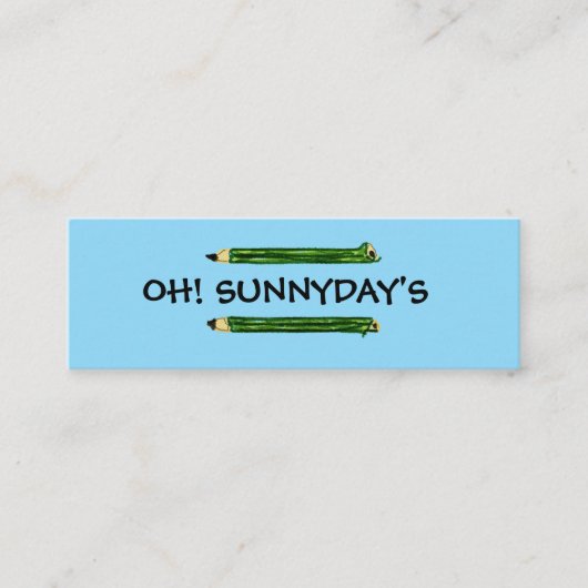 名刺 MINI VISITEKAARTJE (Voorkant)