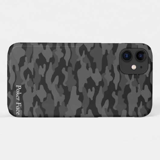 名前 カスタム 迷彩 (ダーク) Case-Mate iPhone CASE (Achterkant (horizontaal))