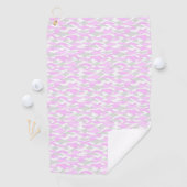 名前 カスタム 迷彩(ピンク)ゴルフタオル GOLFHANDDOEK (Insitu)