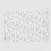 名前 カスタム 迷彩(ホワイト) ゴルフタオル GOLFHANDDOEK (Horizontaal)