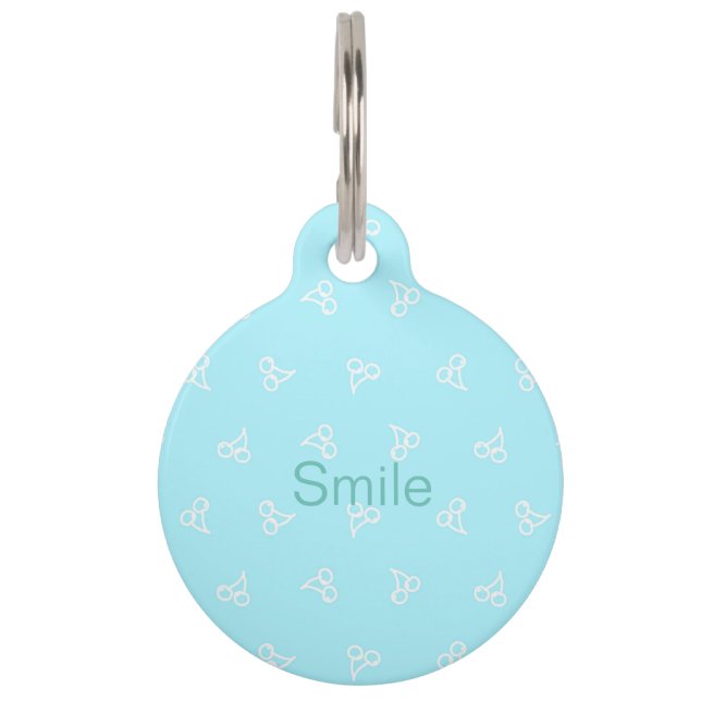 名前　電話番号　カスタム　チェリー（ミントグリーン） HUISDIERPENNING (Voorkant)