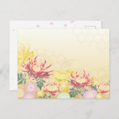 和の美しさを届ける*菊のポストカード BRIEFKAART (Voorkant / Achterkant)