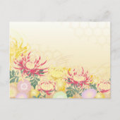 和の美しさを届ける*菊のポストカード BRIEFKAART (Voorkant)