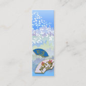 和風絵（日本）の栞　bookmark contactkaartje (Voorkant)