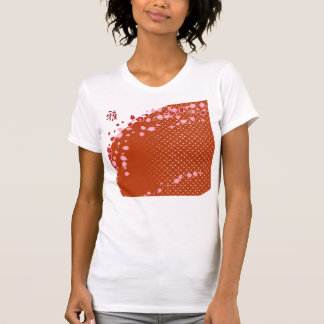 和風 "雅(MIYABI)-さくら" 七宝 Ⅲ T-SHIRT