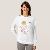 【和 – Harmony Cherry Blossom Long Sleeve T-Shirt】 T-shirt (Voorkant volledig)