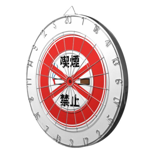 喫 禁 止 DARTBORD (Voorkant Rechts)