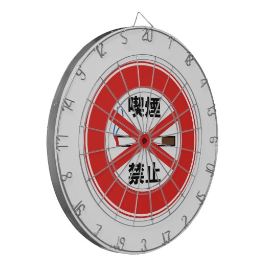 喫 禁 止 DARTBORD (Voorkant Links)